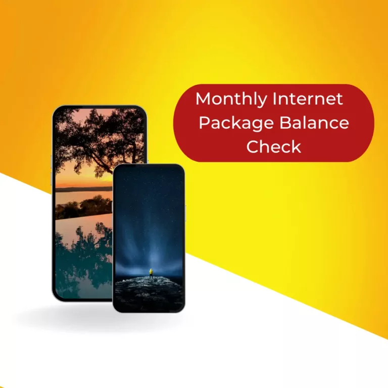 Jazz Monthly Internet Package Balance Check